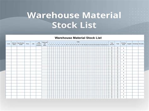 sheet material warehouse